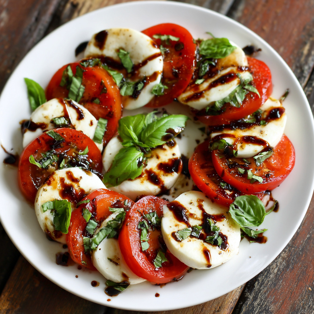 Caprese Salad with Balsamic Glaze