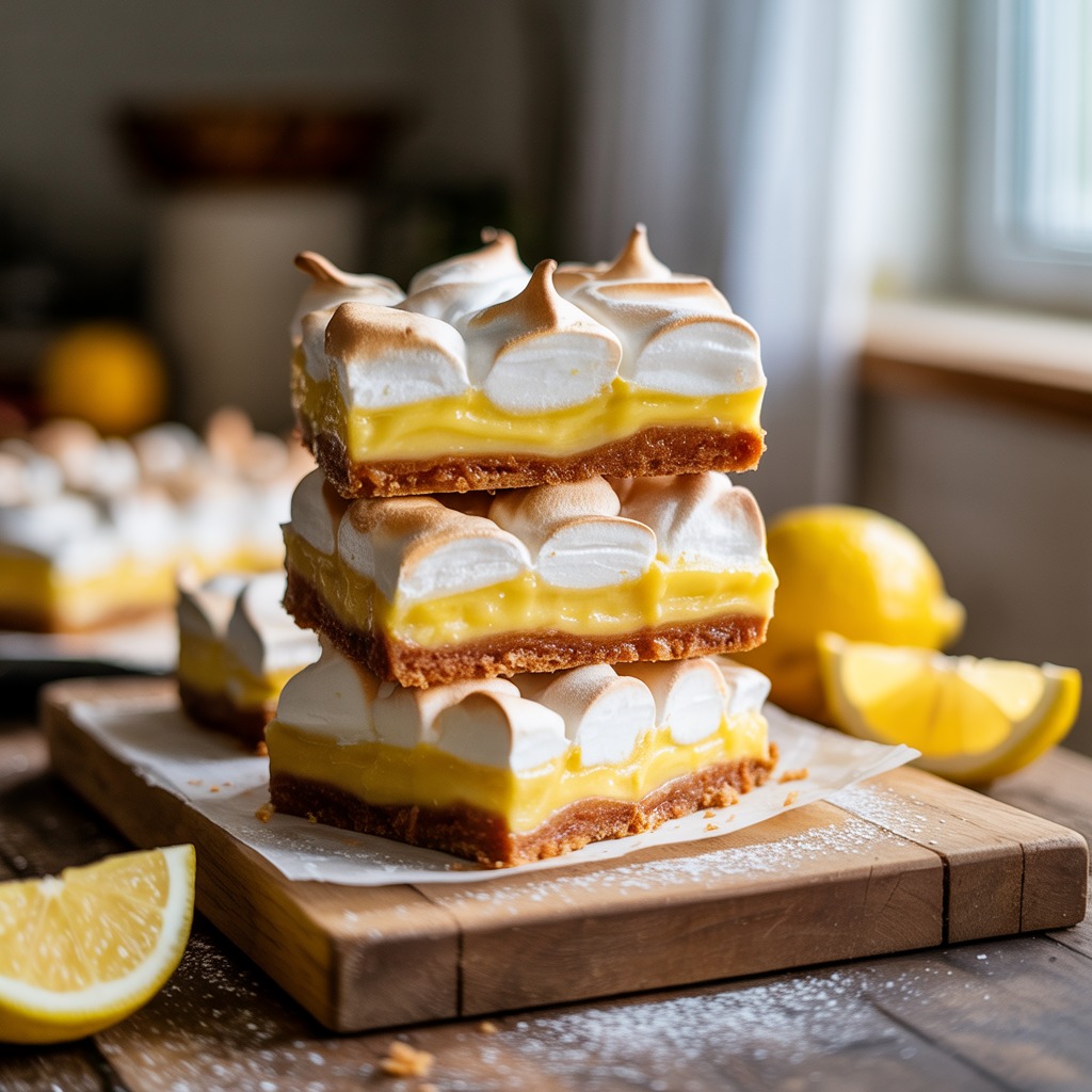 Lemon Meringue Pie Bars - Lemon Meringue Pie Bars