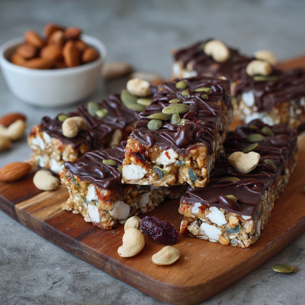Energy Chocolate Nut Bars
