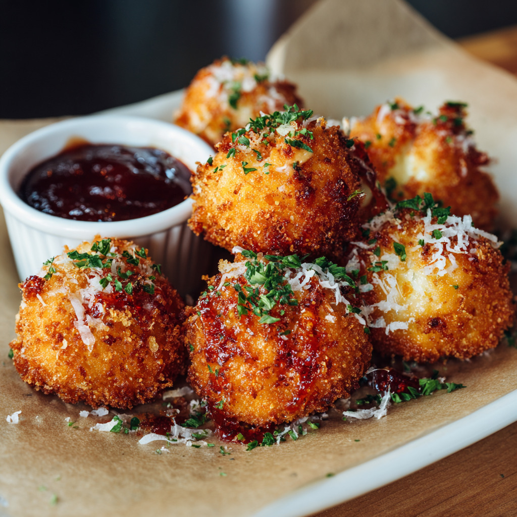 Fried Cheese Balls - Fried Cheese Balls
