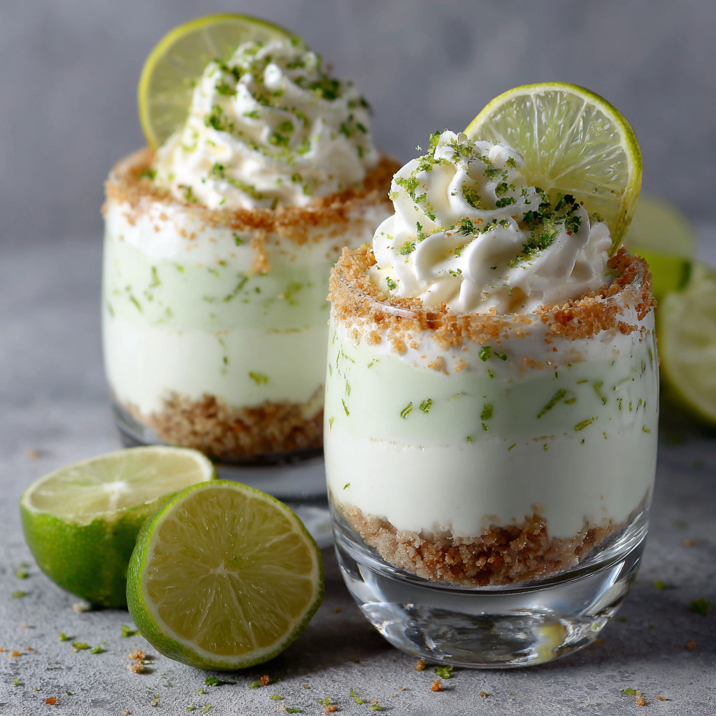 Frozen Key Lime Pie Parfaits