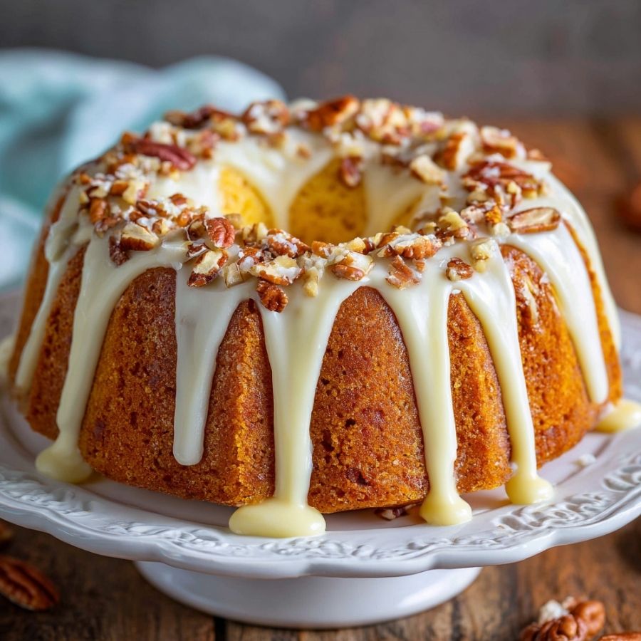 Best Italian Cream Pound Cake with Cream Cheese Glaze - A1 Thumb Best Italian Cream Pound Cake With Cream Cheese Glaze