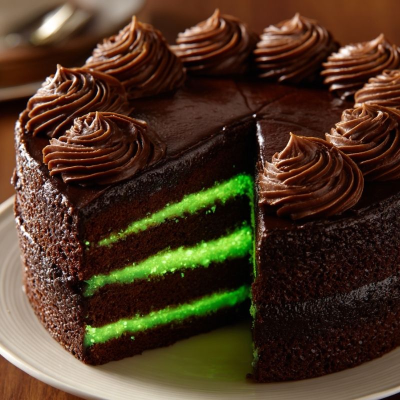 Luminous Glow-in-the-Dark Moonlit Cake