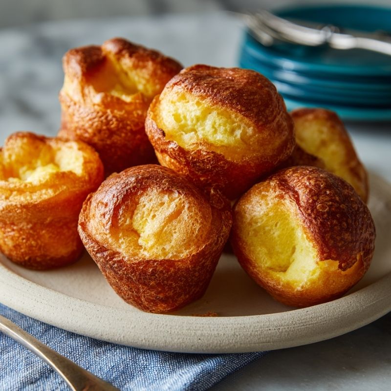 Fluffy Cavacas Portuguese Popovers
