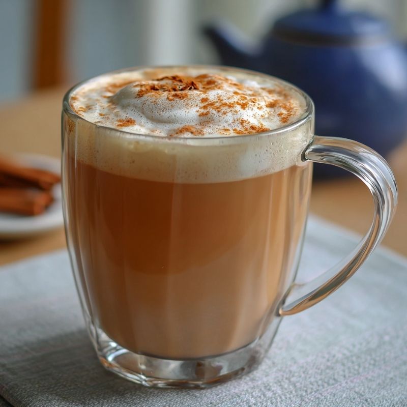 Aromatic Vanilla Cinnamon Milk Tea