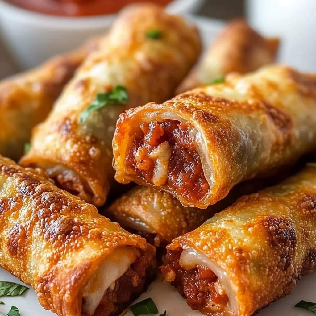 Easy Crispy Air Fryer Pizza Rolls - PP48 Thumb Easy Crispy Air Fryer Pizza Rolls