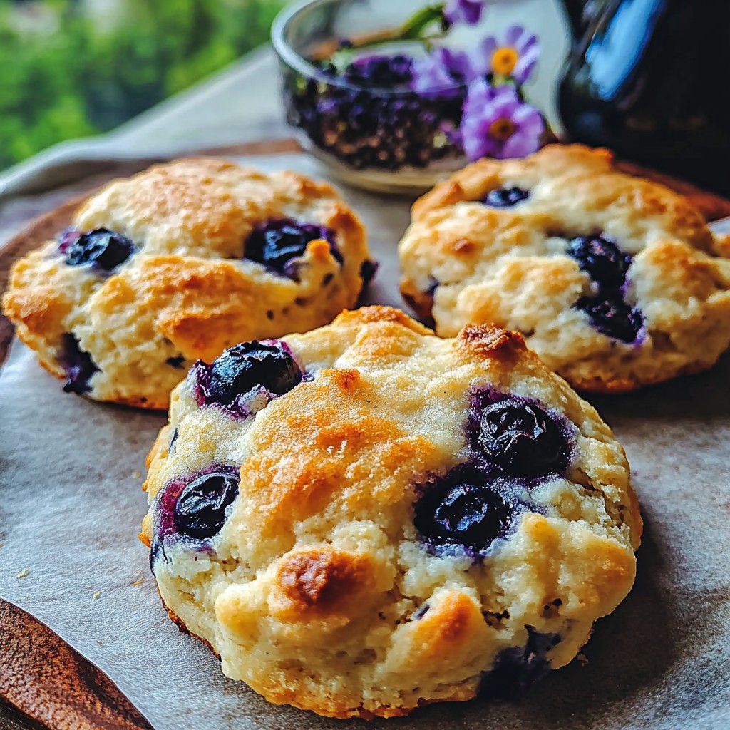 Sweet Blueberry Biscuits