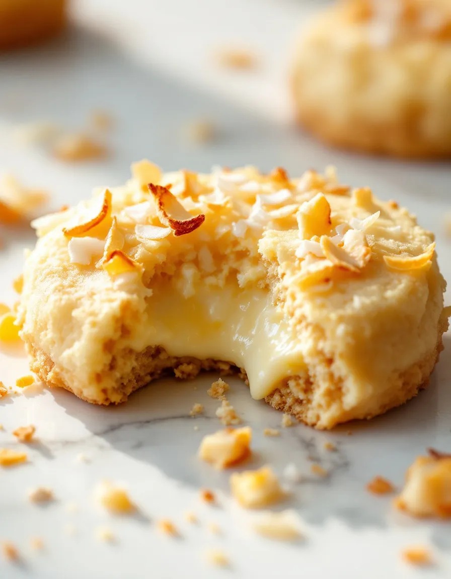 Dreamy Lemon Coconut Heaven Cookies