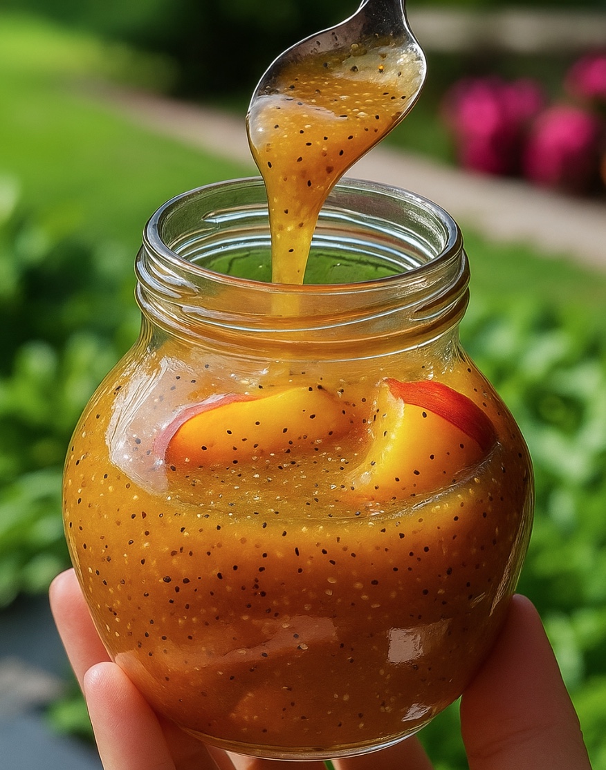 Velvety Peach Honey Dijon Balsamic Vinaigrette - PP66 Thumb Velvety Peach Honey Dijon Balsamic Vinaigrette
