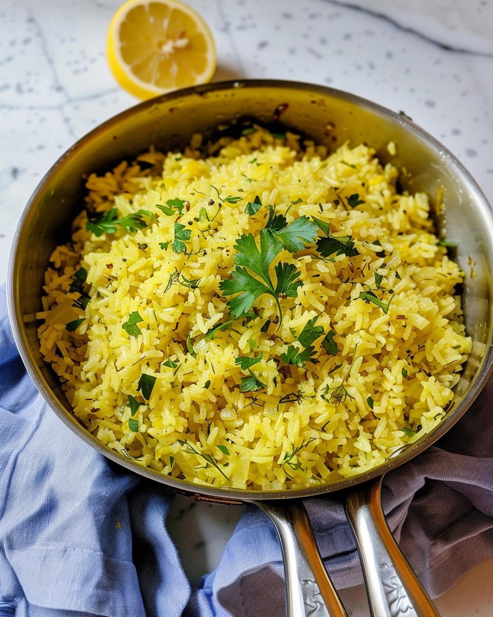 Bright Greek Lemon Rice