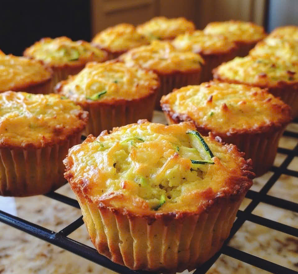 Mouthwatering Chicken, Cheese, And Zucchini Muffins - PP104 Thumb Mouthwatering Chicken Cheese And Zucchini Muffins