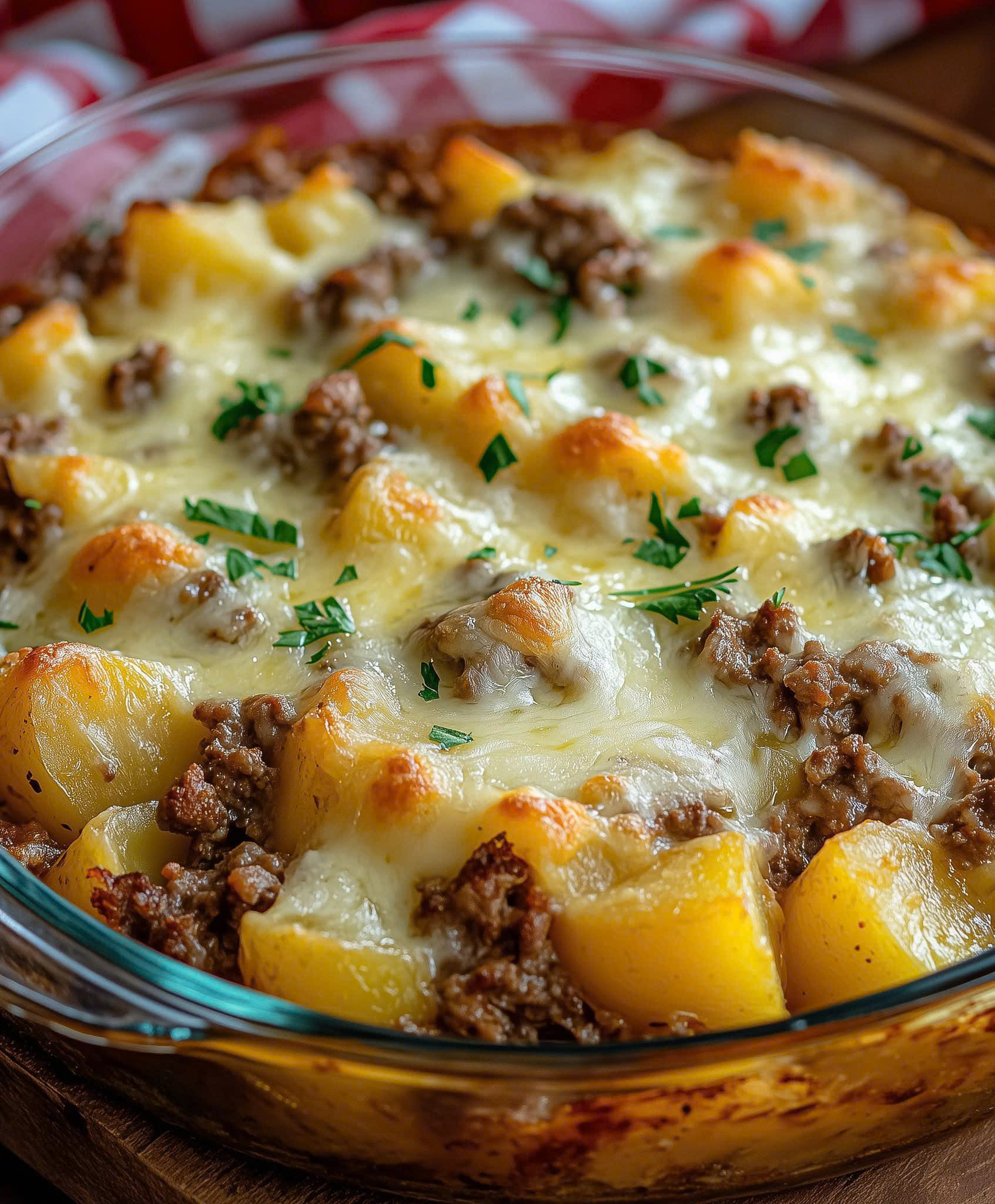 Ultimate Hamburger Potato Casserole
