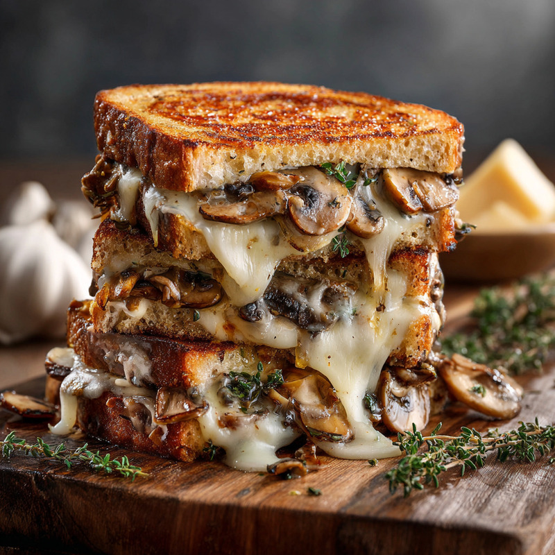 Indulgent Swiss Mushroom Melt