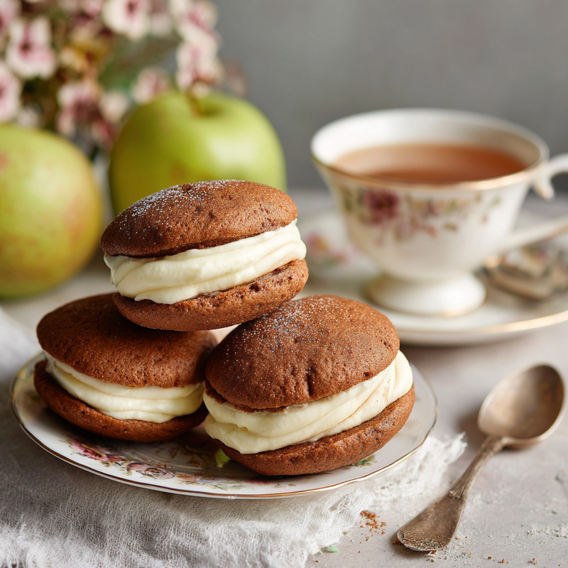 Tender Apple Cider Whoopie Pies