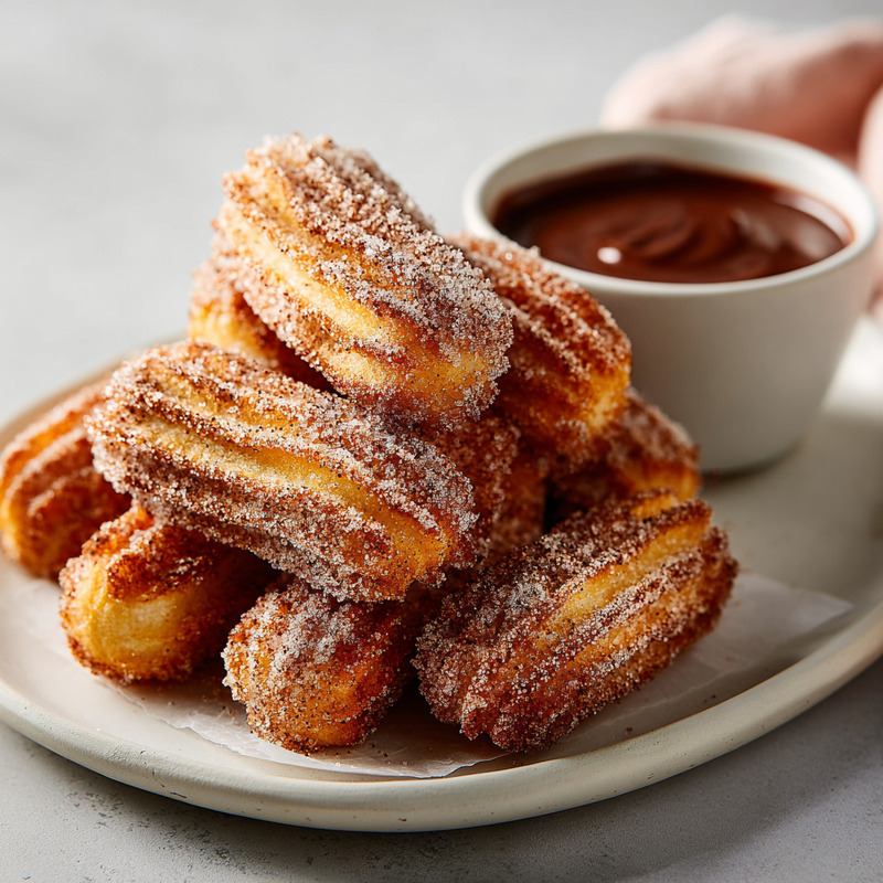 Easy Air Fryer Churro Bites