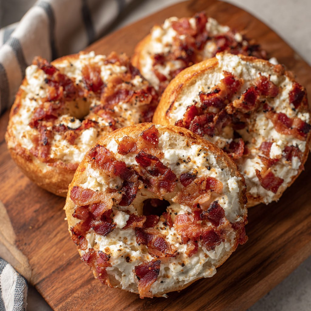 Irresistible Bacon Cream Cheese Bagels - PP122 Thumb Irresistible Bacon Cream Cheese Bagels