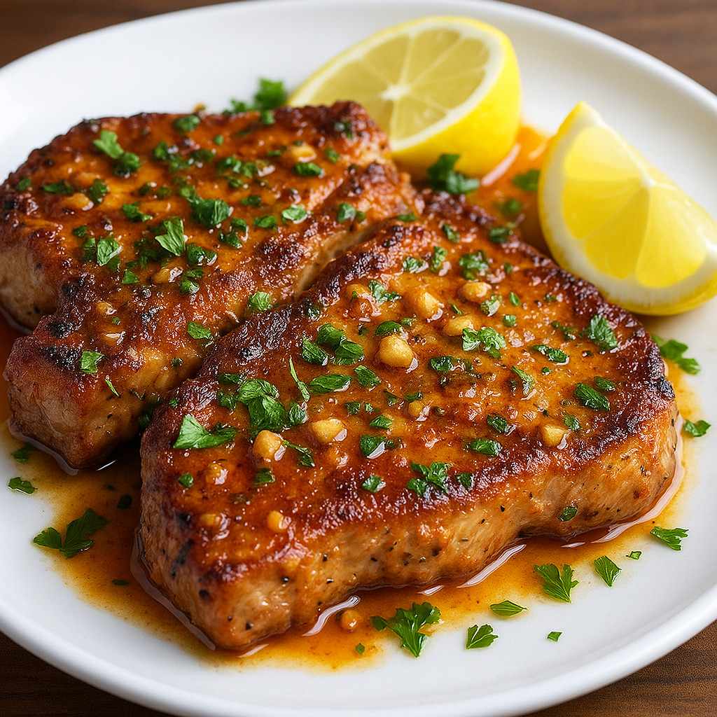 Zesty Sicilian Pork Chops