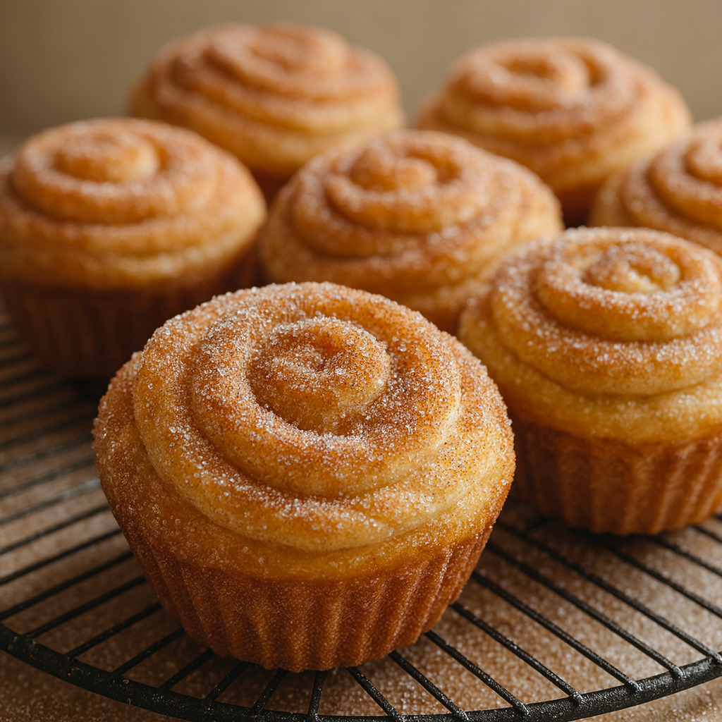 Melt-In-Your-Mouth Cinnamon Sugar Cruffins