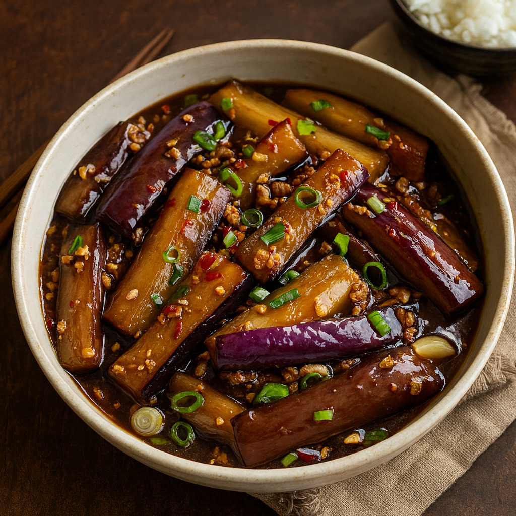 Fragrant Eggplant With Garlic Sauce - PP187 Thumb Fragrant Eggplant With Garlic Sauce