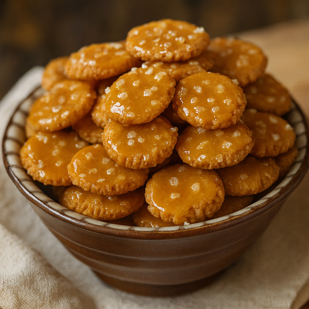 Melt-In-Your-Mouth Salted Caramel Cracker Bites