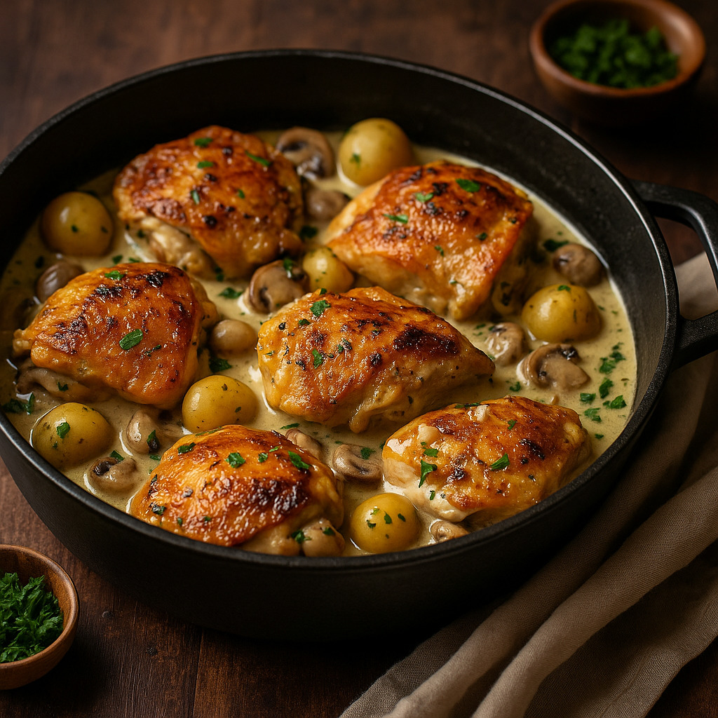 Aromatic French Chicken Casserole - PP210 Thumb Aromatic French Chicken Casserole
