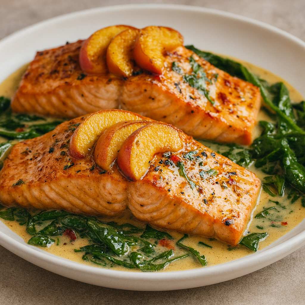 Zesty Bourbon Peach Roasted Salmon - PP212 Thumb Zesty Bourbon Peach Roasted Salmon