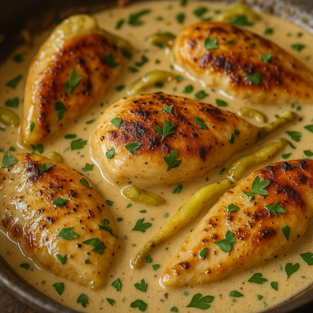 Hearty Pepperoncini Chicken Skillet - PP213 Thumb Hearty Pepperoncini Chicken Skillet