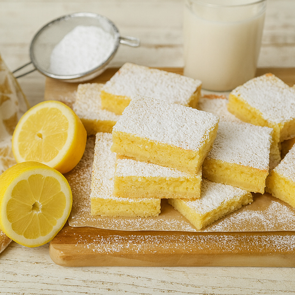 Glazed Lemon Brownies