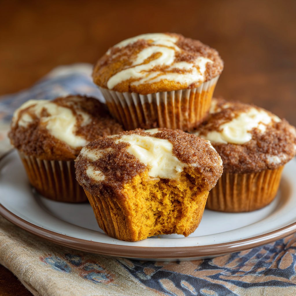 Decadent Pumpkin Cream Cheese Muffins Recipe
