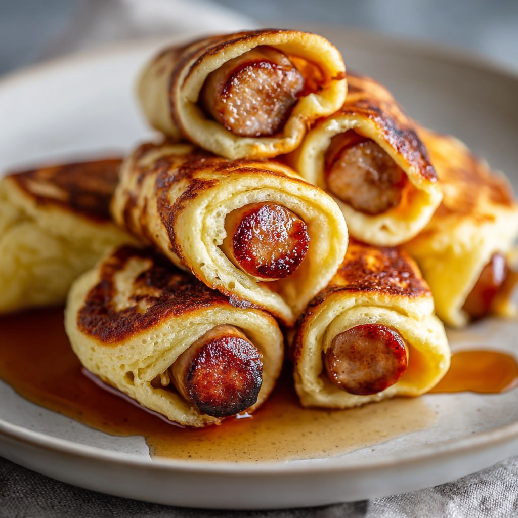 Savory Breakfast Pigs In A Blanket Recipe - PP225 Thumb Savory Breakfast Pigs In A Blanket Recipe