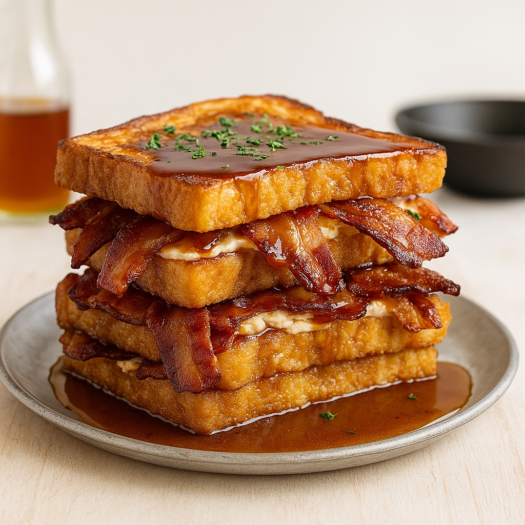 Hearty Bourbon Maple Bacon Stuffed French Toast - PP239 Thumb Bourbon Maple Bacon Stuffed French Toast