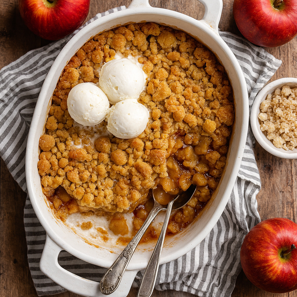 Rustic Apple Crumble
