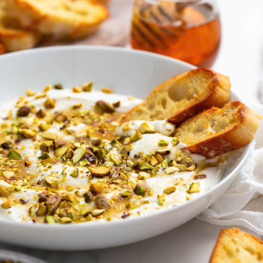 Dreamy Whipped Feta And Honey