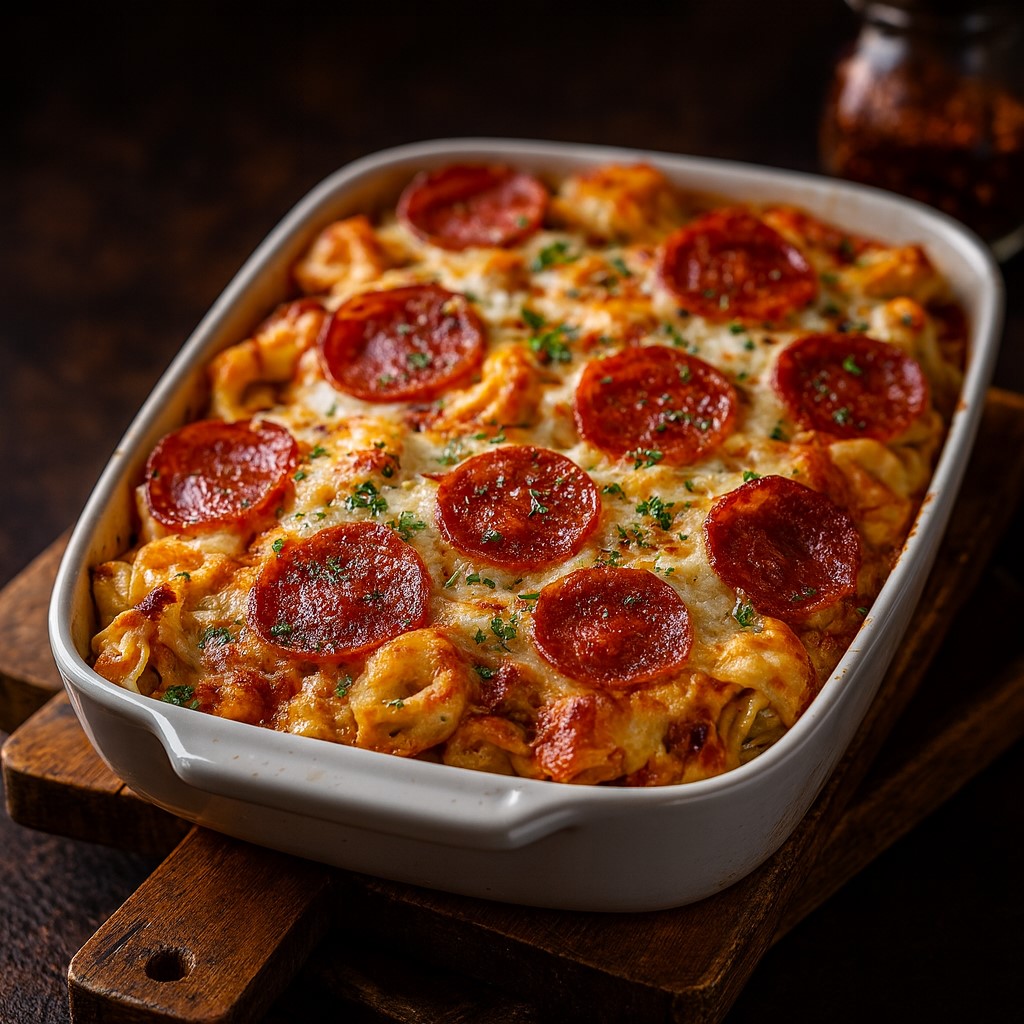 Family-Favorite Cheesy Pizza Tortellini