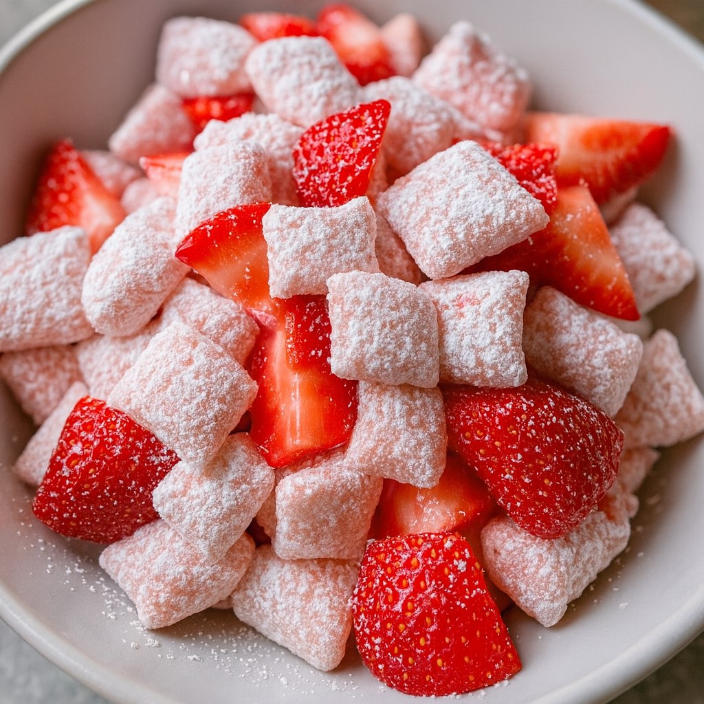 Dreamy Strawberry Shortcake Puppy Chow