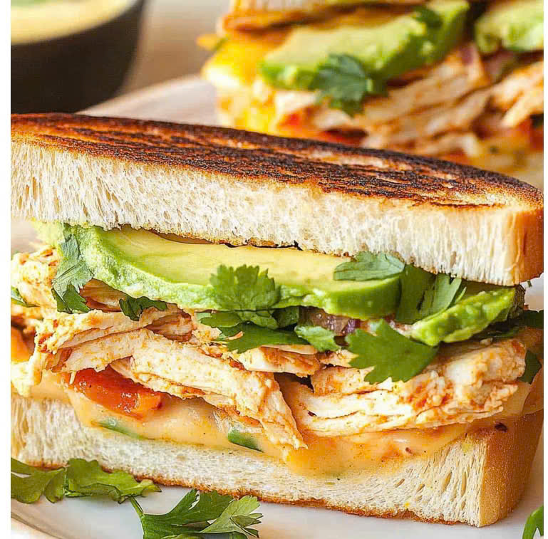 Ultimate Chicken Avocado Melt Sandwich