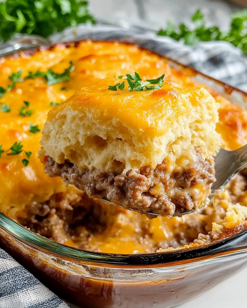 Indulgent Cheddar Bay Ground Beef Cobbler - PP99 Thumb Indulgent Cheddar Bay Ground Beef Cobbler