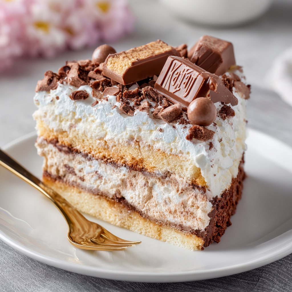 Dreamy Kit Kat Ice Cream Cake