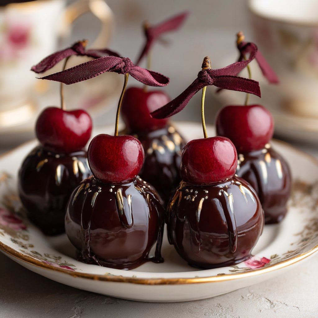 Rich Chocolate Covered Cherries Recipe