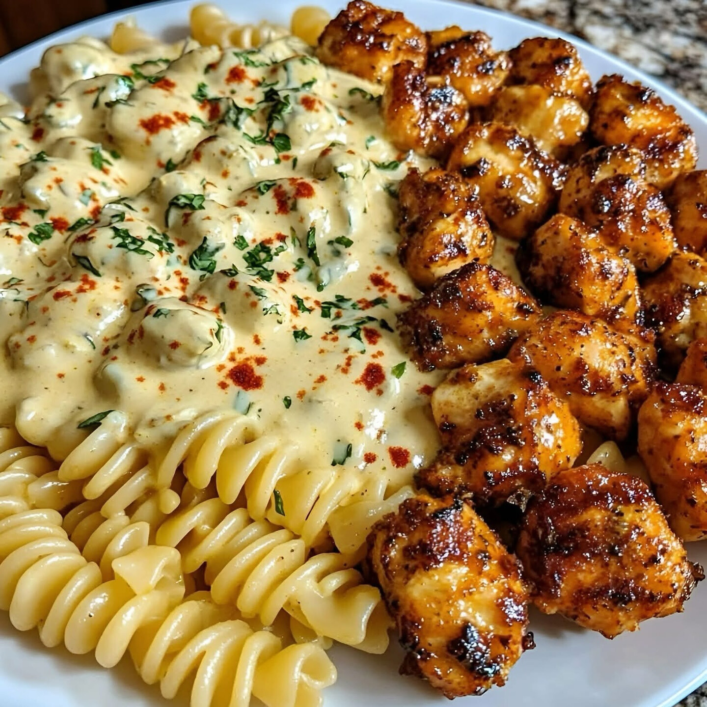 Comforting Spicy Cajun Chicken Linguine In Creamy Garlic Parmesan Sauce - PP286 Thumb Comforting Spicy Cajun Chicken Linguine In Creamy Garlic Parmesan Sauce Recipe