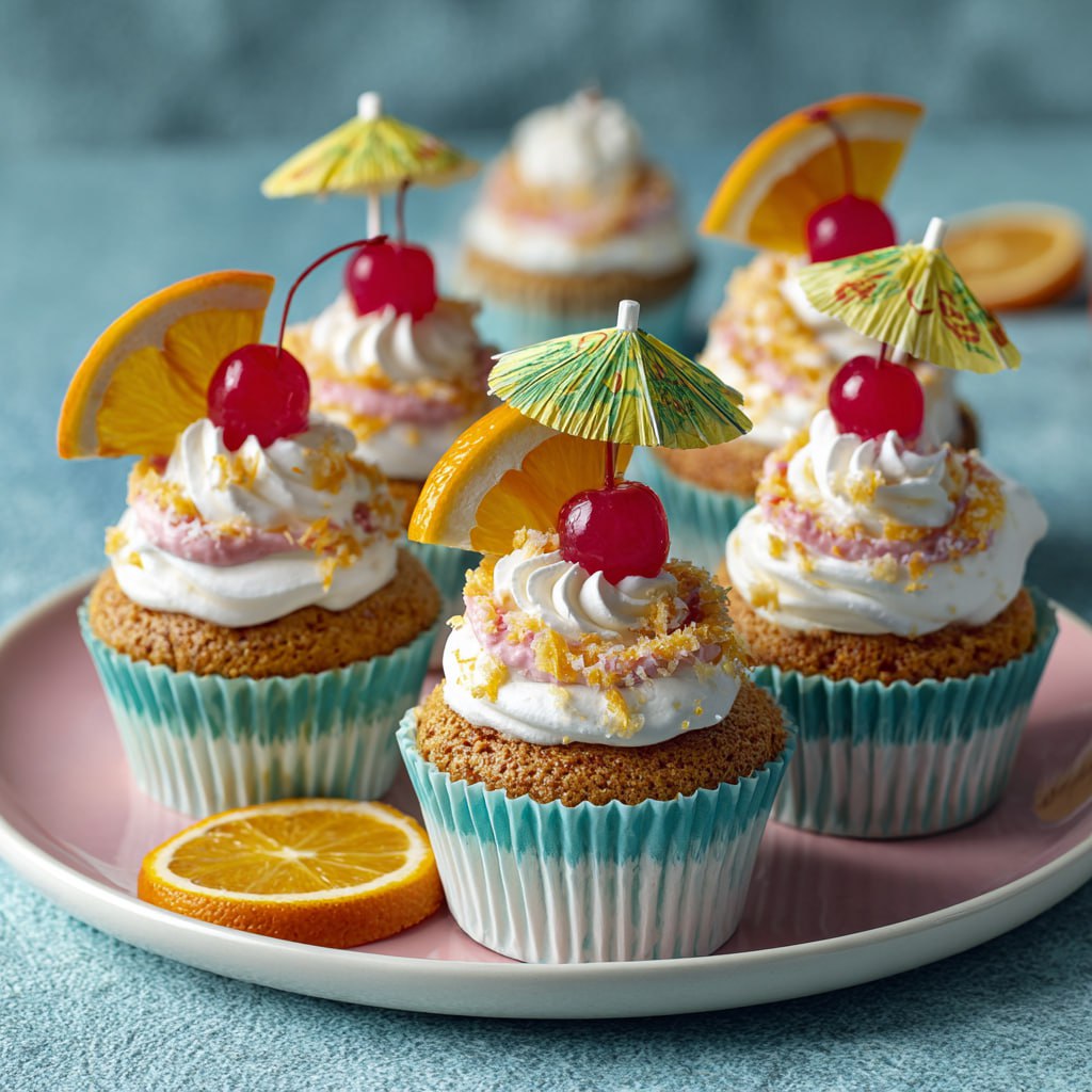 Easy Bahama Mama Cupcakes Recipe