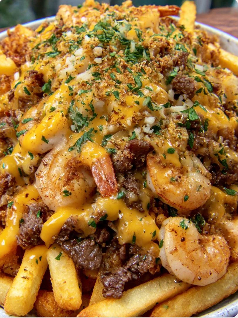Decadent Surf And Turf Fries