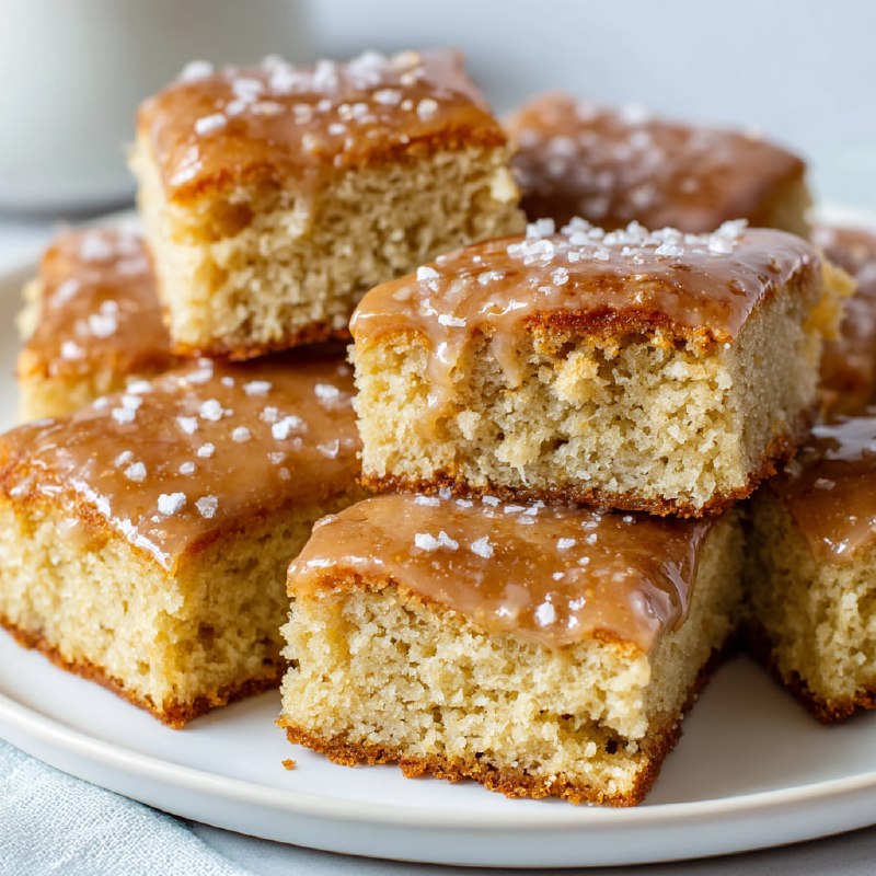 Buttery Soft Baked Maple Donut Bars