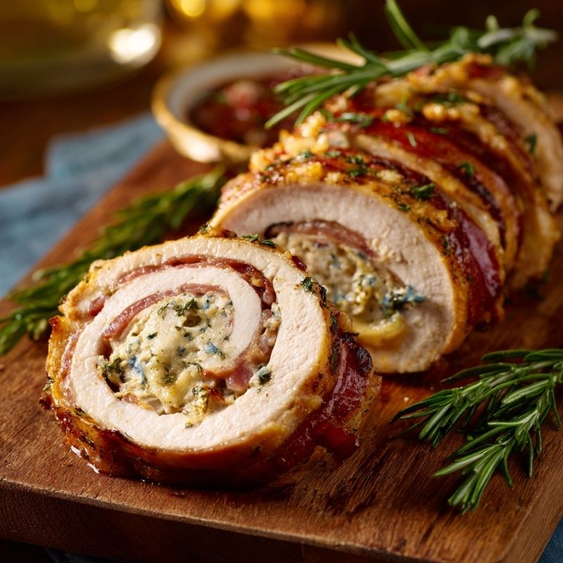 Smoked Turkey Roulade - PP323 Thumb Smoked Turkey Roulade