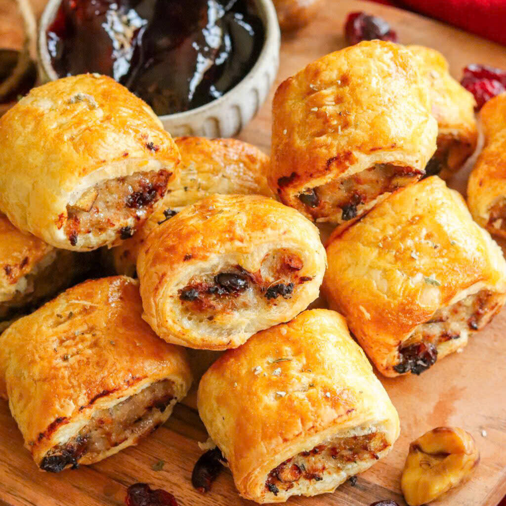 Savory Turkey Cranberry Pastry Rolls - PP329 Thumb Savory Turkey Cranberry Pastry Rolls