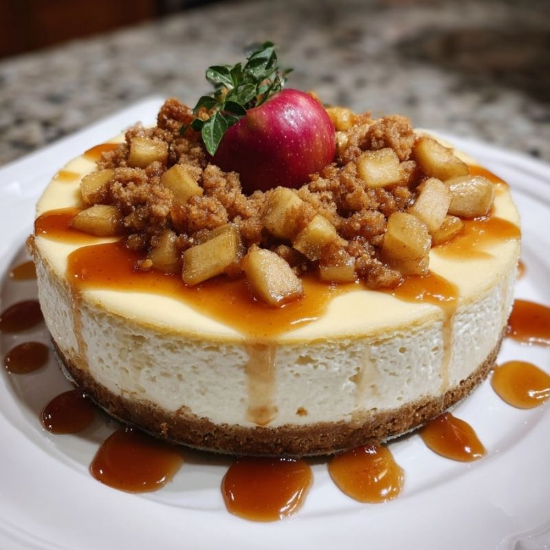 Rustic Orchard Apple Cheesecake - PP331 Thumb Rustic Orchard Apple Cheesecake Recipe
