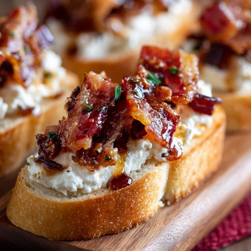 Million Dollar Bacon Goat Cheese Appetizer Log