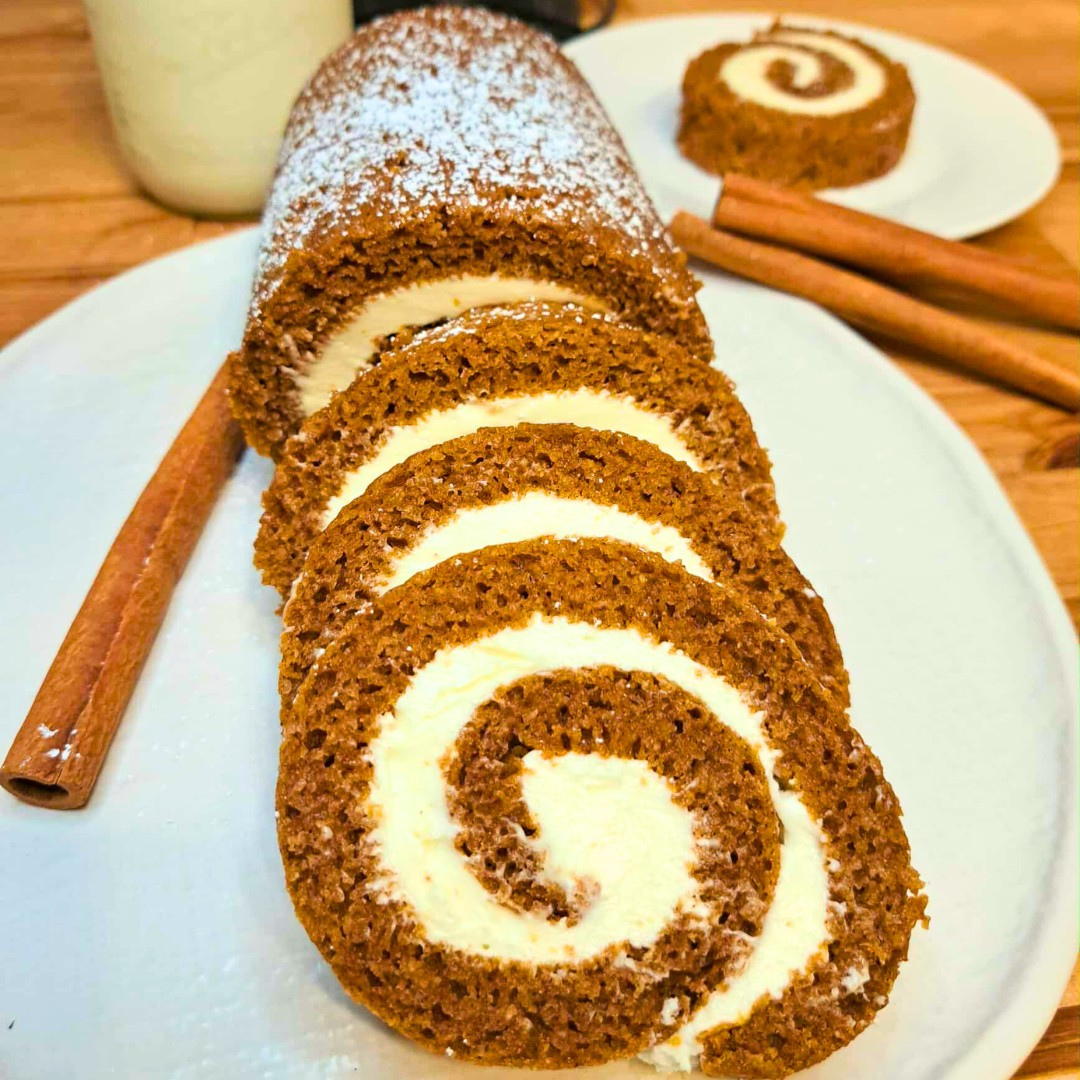 Moist Pumpkin Roll With Cream Cheese Frosting - PP364 Thumb Moist Pumpkin Roll With Cream Cheese Frosting