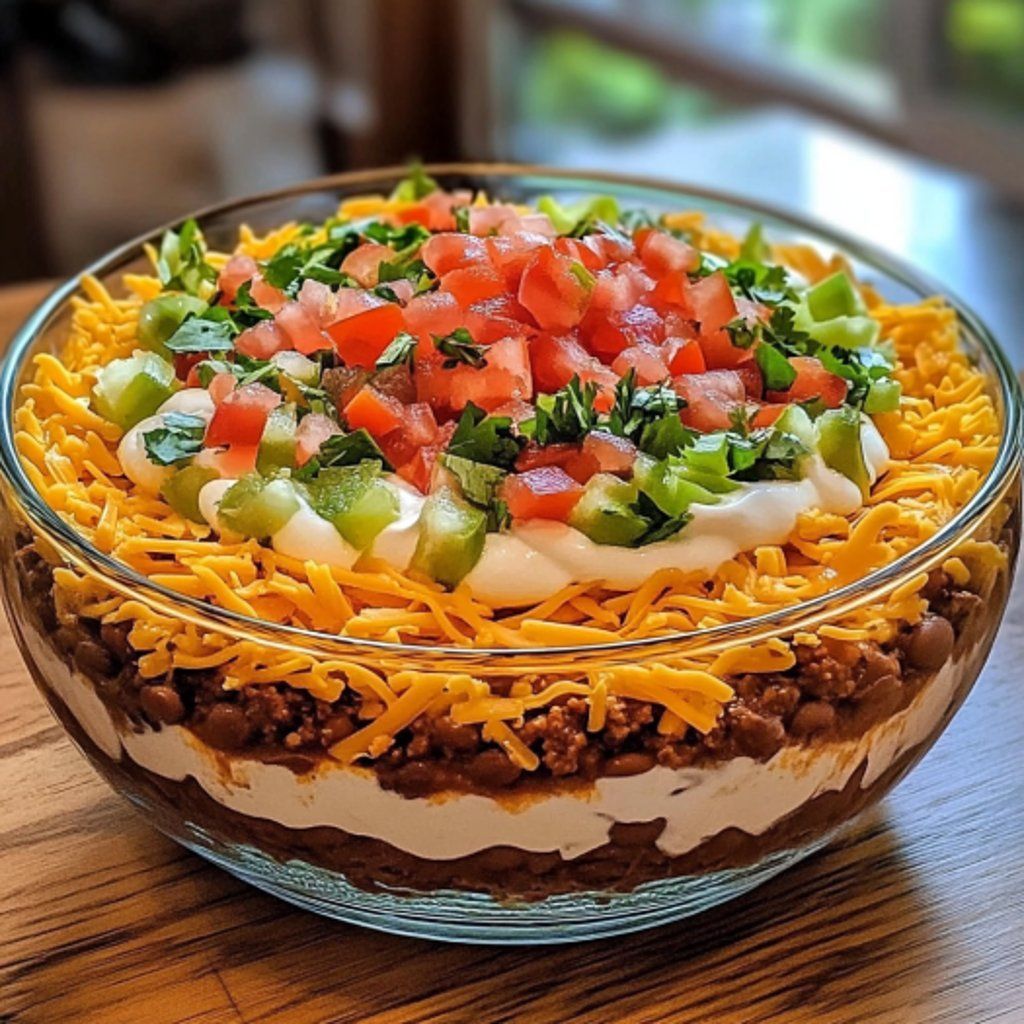 Flavor-Packed Seven-Layer Taco Dip
