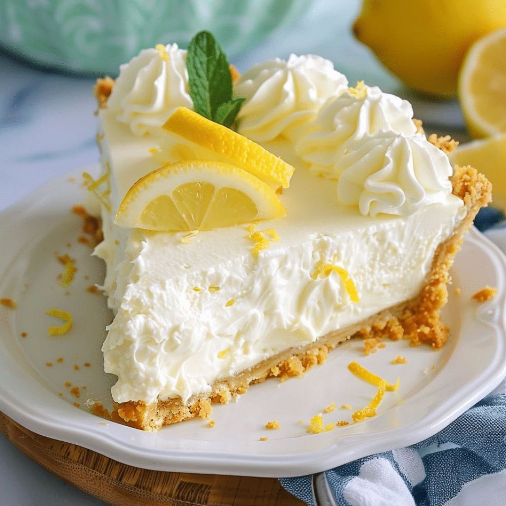 Tangy Lemon Cream Cheese Pie